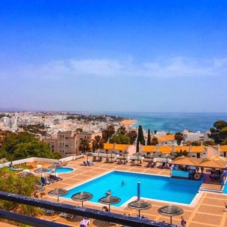 Fabulous Sea View Studio Near Old Town Albufeira Exteriör bild